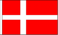 Denmark Hand Waving Flags